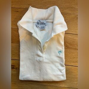 Lilly Pulitzer White Polo top S